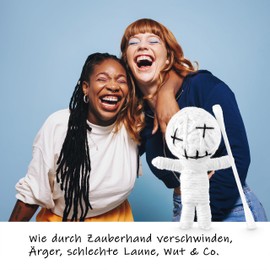 Voodoo Doll World Peace Voodoo Doll to Go Voodoo Doll Imaginary Strokes for Dissenters, Conspirators and Other Favourite People Gift in Box 5 x Prym Pin