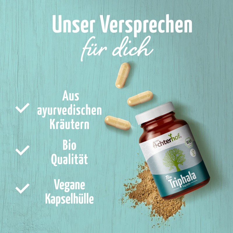 Triphala Capsules Organic Pack of 400 | Refill Pack |