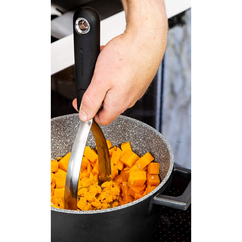 MasterClass Potato Masher, Manual Mash Potato Maker, Stainless Steel with