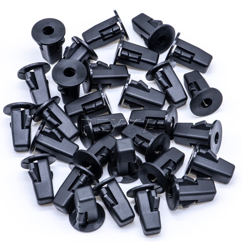 Rexka 30pcs Fender Liner Clips Screw Grommet Retainer Compatible with