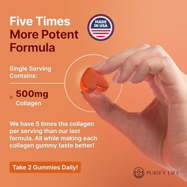 Collagen Gummies For Men And Women Hair Skin Nails 90ct Joint Care Vitamin Supplement Anti Aging Hydrolyzed Non Gelatin Gmo All