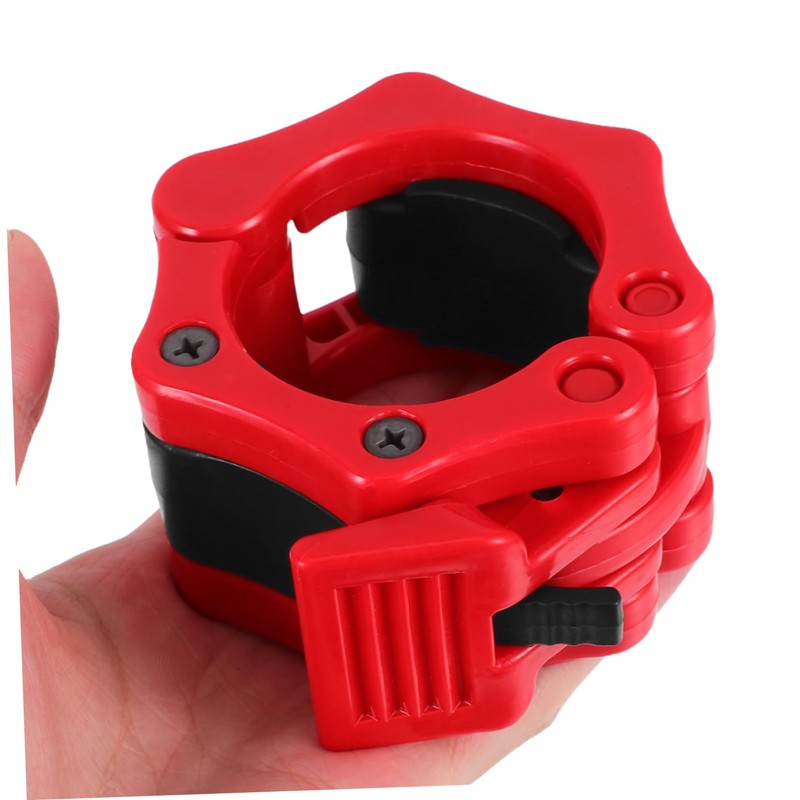 ABOOFAN 1Pair Heavy Duty Barbell Clamps Quick Release Locking Collar