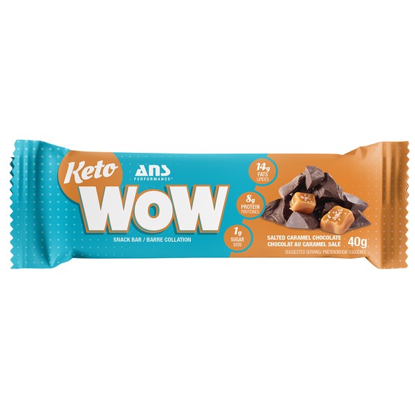 ANS Performance KetoWoW Snack Bar Salted Caramel Chocolate 40g