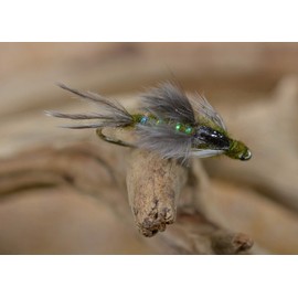 Callibaetis Poxyback Nymph Flies Tied on Mustad Signature Fly Hooks - 6ct Pack (Hook #16)