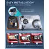 Nilight Headlight Assembly Compatible with 2001 2002 2003 2004 2005