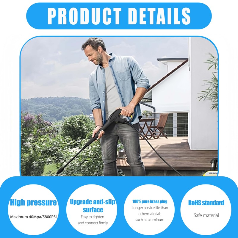 10 m High Pressure Hose for Kärcher K2 K3 K4