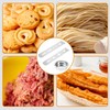 3 Pieces Meat Grinder Accessories, Shortbread Cookie Press Accessories, Stainless