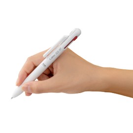 Pentel BXAW375W Calme Multifunctional Pen, 2 Ballpoint Pen Refills 0.35 mm (Black/Red) and 1 Mechanical Pencil Lead 0.5 mm, Significantly Submerised Click Sound, Refillable, 1 Pack = 10