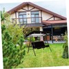 Totority Outdoor Swing Canopy Cover Weatherproof Protector for Garden Swing