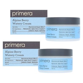 Primera Alpine Berry Watery Cream 100ml x 2 Subuji Moisture Cream Skin Barrier Strengthening / 프리메라 알파인 베리 워터리 크림 100ml x 2개 수부지수분크림 피부장벽강화