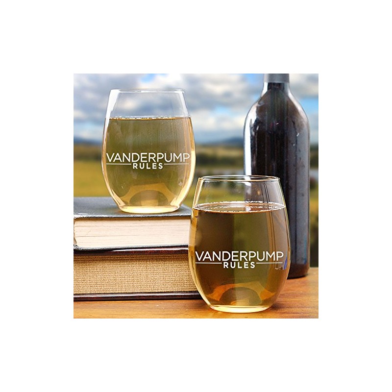 Bravo TV Vanderpump Rules Wine Glasses - Set of 2