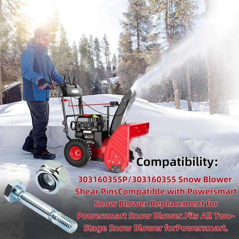 COSVMUF 303160355P / 303160355 Snowblowers Shear Part for Compatible with