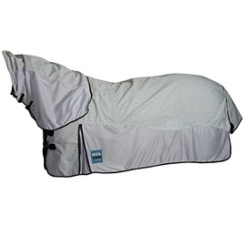 Kool Coat Airstream With Hidden Surcingle III combo Neck - White/Navy