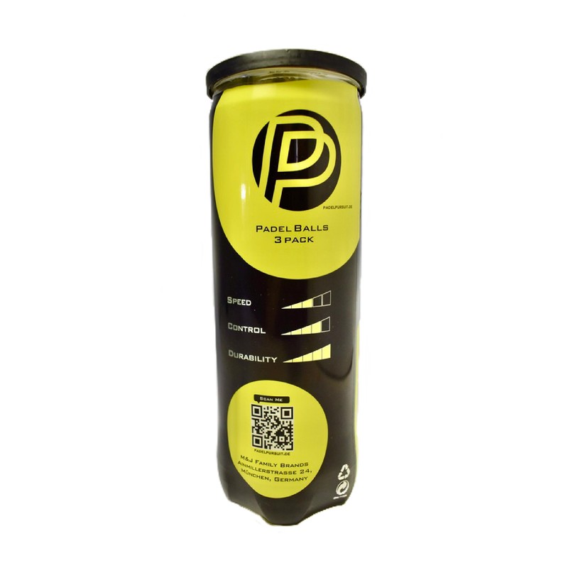PadelPursuit Training Padel Balls for Training Games, 3 x 3