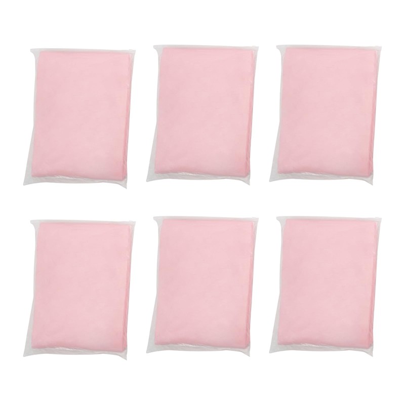 WUPYI Chiffon Ceiling Drapes,6 Panels 5FT x 20FT Pink Ceiling