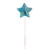 Sparko Sweets Sparkly Navy Star Lollipops, Blue Raspberry Flavor, 2"
