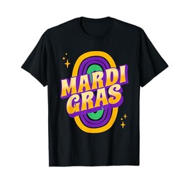 Mardi Gras Carnival Beads New Orleans French Festival Parade T-Shirt