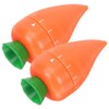 iplusmile 2Pcs Kitchen Countdown Timer Cartoon Carrot Mechanical Timer for