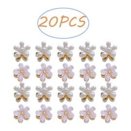 Trsnzul Small Hair Clips, Pack of 20 Hair Clips, Women's Hair Clip, Mini Hair Clips, Crystal Hair Clips, Pearl Hair Clips, Metal Clips, Glitter for Women and Girls