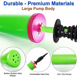 Fenxyo (2 Pack) Balloon Pump Hand Manual Inflator, Balloons Manual Pump Blower Pump suitable for Party Decoration Ballons Arch Kit Balloon Garland Foil & Confetti Ballon