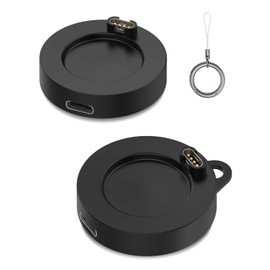 2-Pack Type C Dock Charger for Garmin smartwatch,Magnetic Charger Base for Garmin Venu X1/Venu/Quatix 8/Tactix 8/Vivoactive 6/Forerunner 970 570 965 smartwatch,Smart Watch Accessories(No Cable)