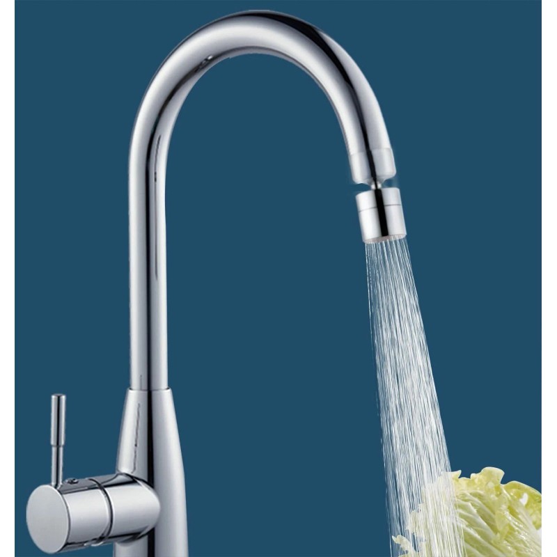 Hibbent Big Angle Swivel Faucet Aerator Dual-function 2 Sprayer