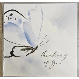 PAPYRUS MATEJA KOVAC  MAY YOU BE SURROUNDED BY LOVE SYMPATHY BUTTERFLY CARD