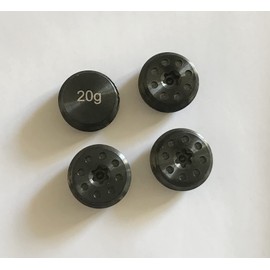 Tornillo de peso de golf de 4 piezas para PXG GEN2 Brando, mini putter de lancha, Gen 4 0811X X+ prototipo driver (4 piezas de 20 g, negro)