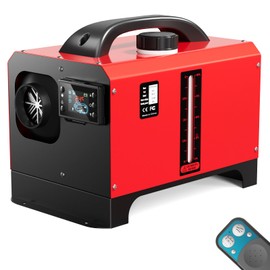 Diesel Heater 8KW 12V with 1.32 Gal Tank and Remote Control, All in One Air Heater for RV, Truck, Boat, Camper, Car (Red)