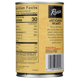 Reese Quartered Artichoke Hearts, 14 Ounces (Pack of 12)