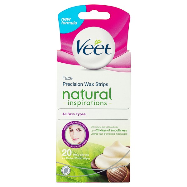 Veet Face Precision Wax Strips - Pack of 20