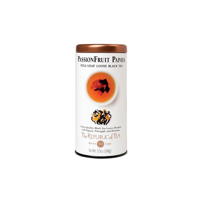 The Republic of Tea Black Full-Leaf Loose Tea (Passionfruit Papaya