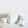 Disposable Pull-Out Cotton Face Towel for Makeup Remover & Cleansing, Salon Recommended Free Size/White 10ea