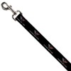 Buckle-Down Dog Leash Corvette C5 Logo Black Gray White Red