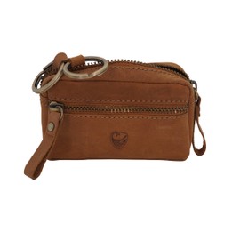 GERMANUS Leather Key Case Key Case Key Fob 4051, light brown, Unit size, Classic