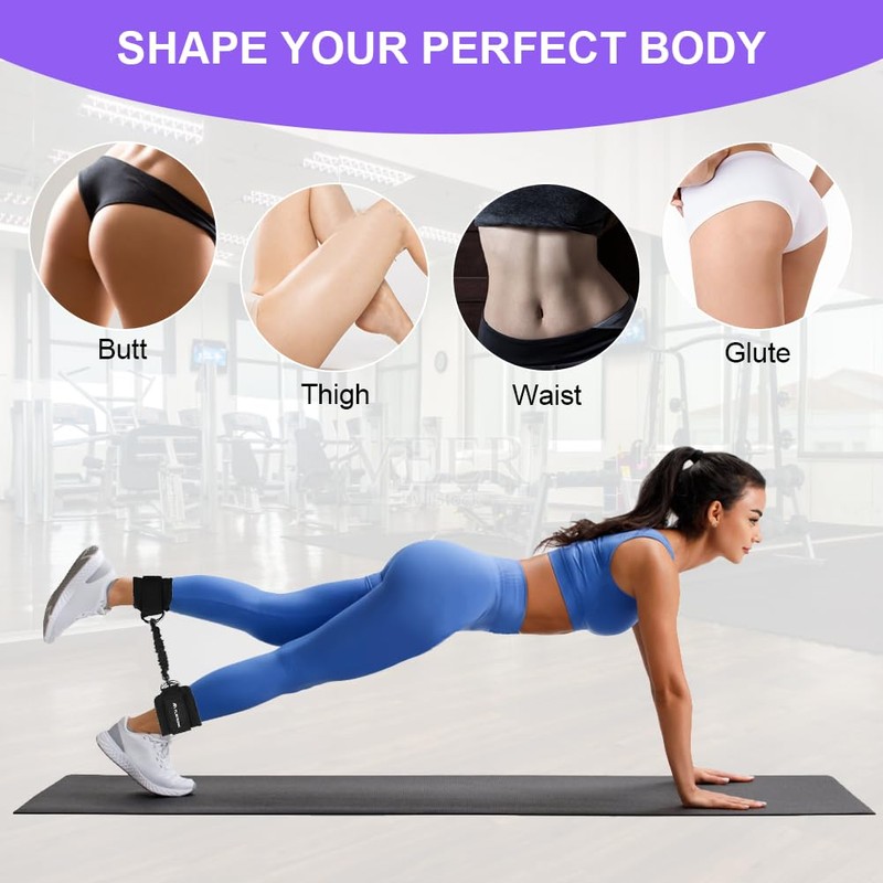 Flintronic Resistance Bands Set, Ankle Resistance Bands, Gym Cuffs with