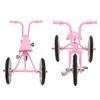 Pink Look Toy Tricycle Model Simulated Design Tricycle Ornament Wear