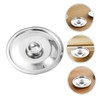 SHOWERORO 6pcs Stainless Steel Pan Lids Pot Covers Heat Resistant