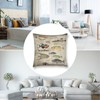 Farmhouse Fish Pillow Covers,Vintage Style Cabin Rustic Fishing Pattern Print