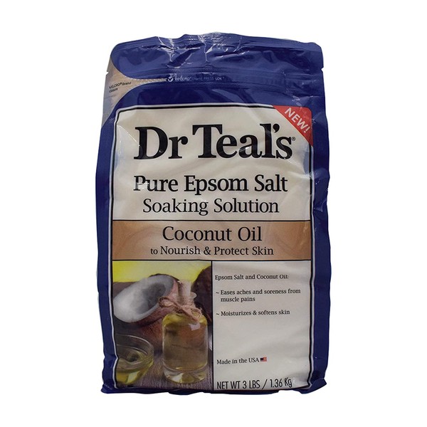 Dr Teals Mineral Soak Bath Salts Gift Set Featuring, 3 lb.