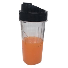 Replacement 24-oz Blend-N-Go Cup with lid &Pro blad&Blender Jar Bottom 179854-000-000 For Oster Pro 1200 Blenders (1 * 24oz cup with lid)