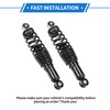 VekAuto 1 Pair Motorcycle Rear Suspension Shock, 290mm Rear Air