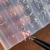 HYWWPFLAY Bows Silicone Nail Molds, 1PCS Bow Nail Charm Mold