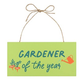 Something Different IG_15831 Hanging Sign Year | in The Garden | 1pc. 120g, Yellow Green