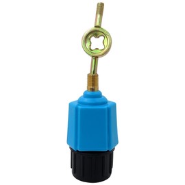 2025 Upgrade Inflatable SUP Valve Adapter with 4 Air Valve Nozzles for Paddleboards, Canoes, Rubber Boats, Assault Boats, Flushing Pools, Floating Rows, Inflatable Beds, Dinghy, Kayak, 4 in 1, Blue