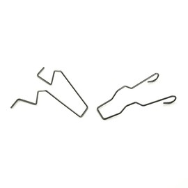 LST 2x Scheinwerfer Edelstahl Halteklammer Rückholfeder Haltebügel H1 H3 H4 H7