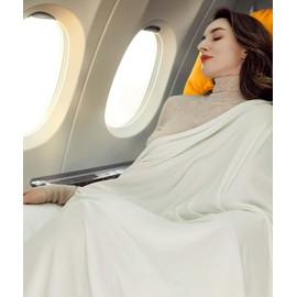 VENVSBEE Shawl Wraps for Women, Travel Scarf Soft Blanket Wrap Pashmina Travel Accessory for Airplane-Gift Box Included