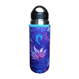Koverz Neoprene 24-30 oz Water Bottle Insulator, Water Bottle Holder Cover Cooler Coolie for Stainless and Plastic Bottles - Violet Whimsy