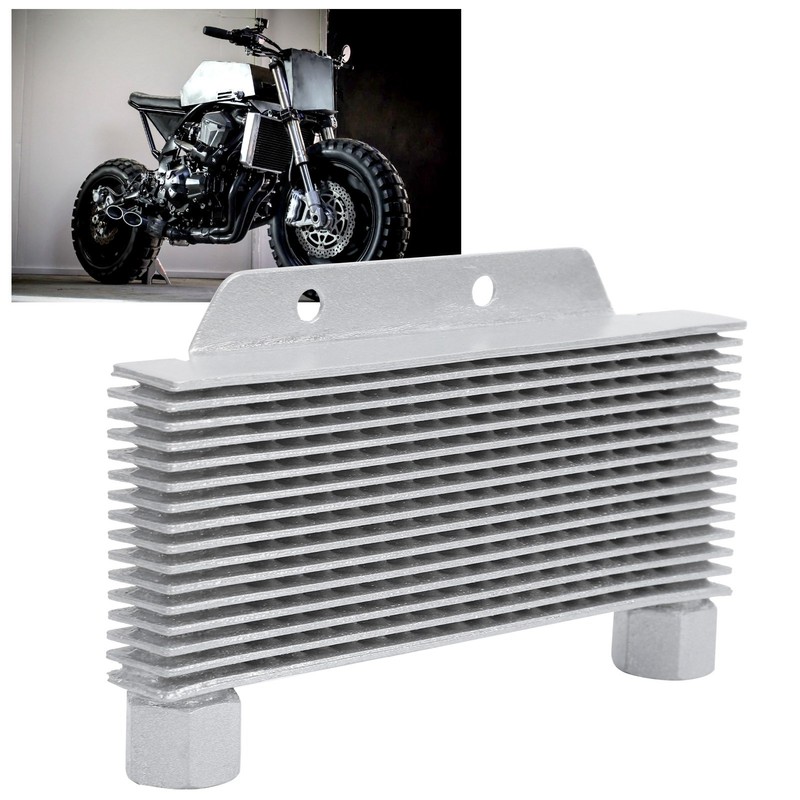 Universal Engine Oil Cooler Cooling Radiator Fit for 125CC‑250CC Motorcycles