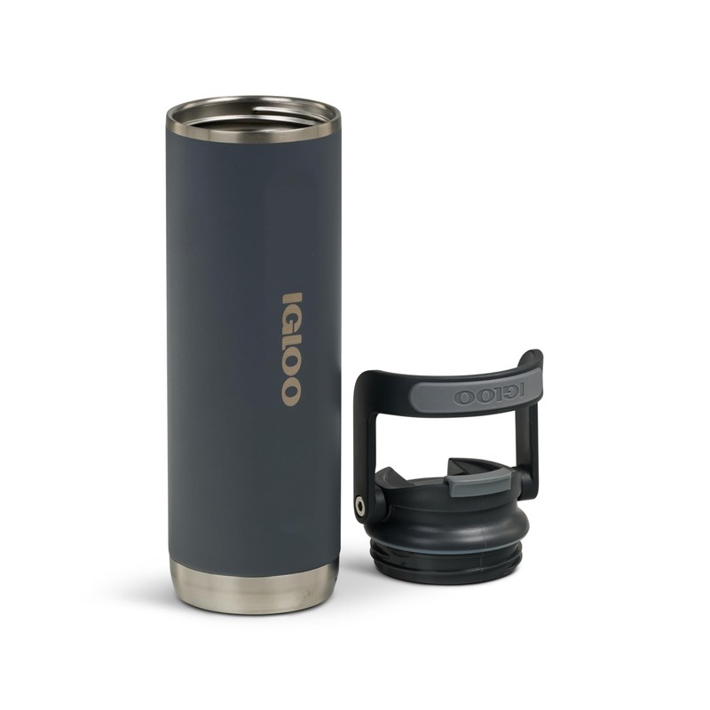 IGLOO Thermos Flask Tumbler 20, Stainless Steel Drinking Bottle, Anthracite,